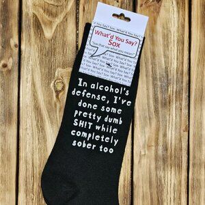 NWT Foozys What'd You Say Unisex Socks